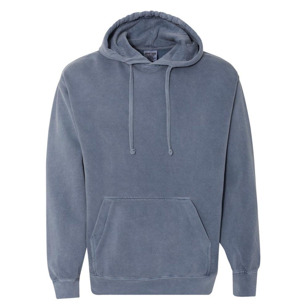 Comfort Colors 1567 Garment-Dyed Hooded Sweatshirt flat lay