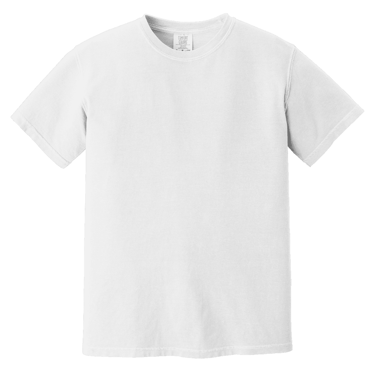 Comfort Colors 1717 Heavyweight Tee flat lay