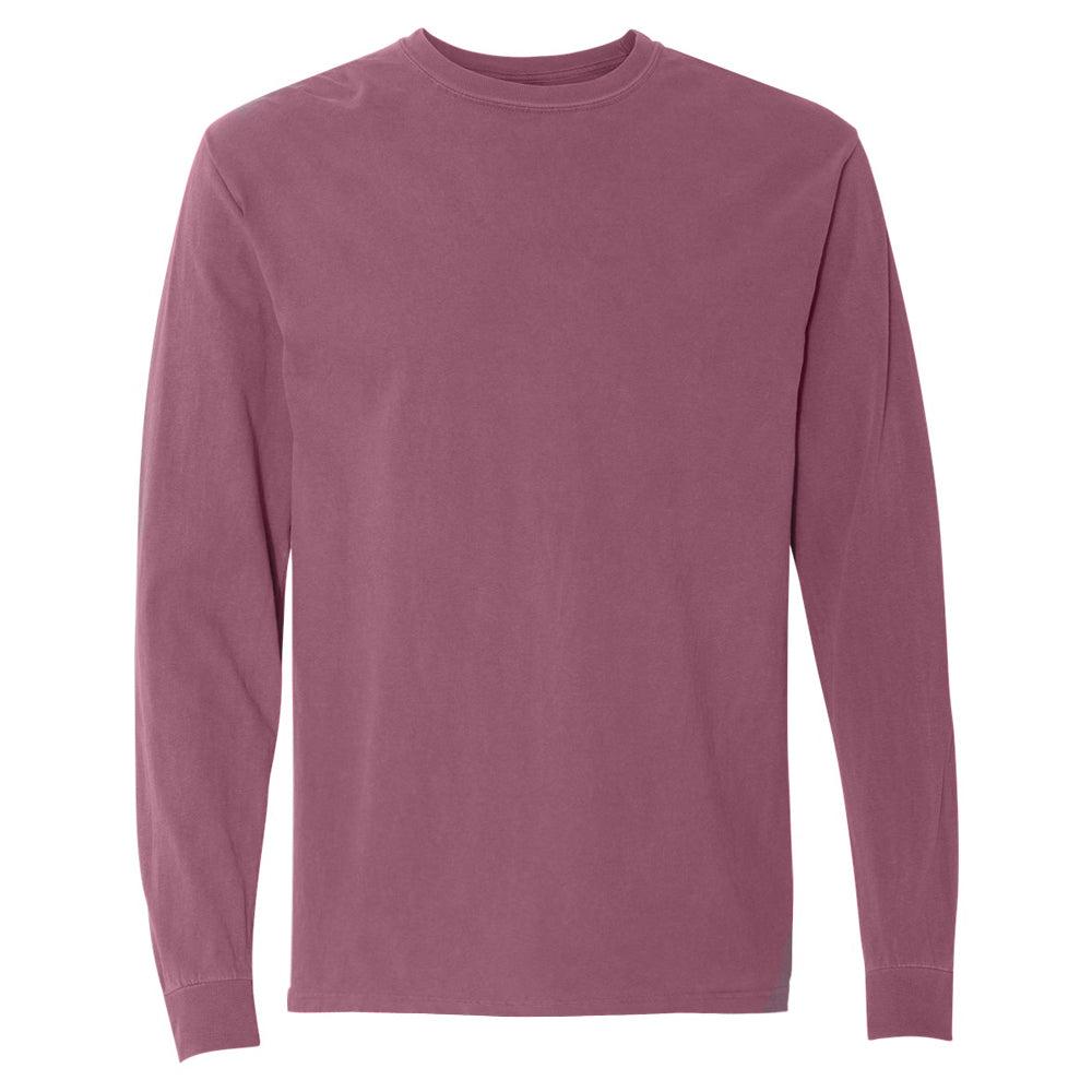 Comfort Colors 6014 Heavyweight Long Sleeve Tee flat lay
